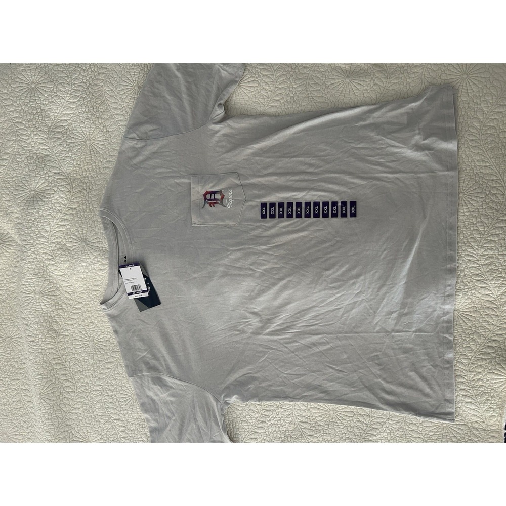 Majestic Detroit Tigers tie-dye Biblend pocket tee. MLB. Size XXL